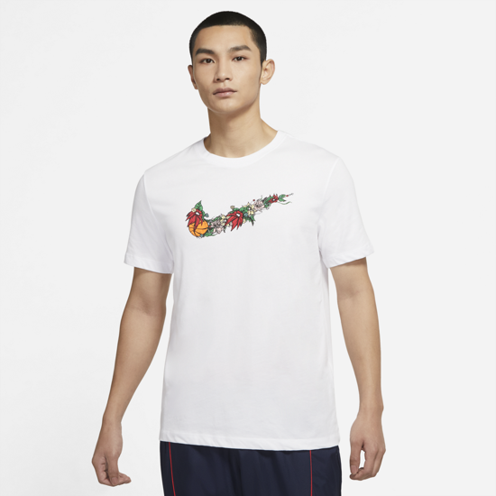 Picture of NIKE FLORAL LOGO TEE