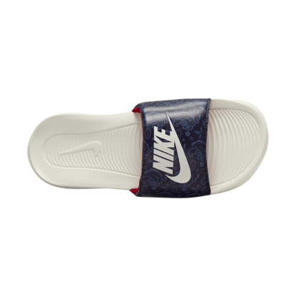 Picture of NIKE VICTORI ONE PRINTED SLIDE 'WHITE BLUE'
