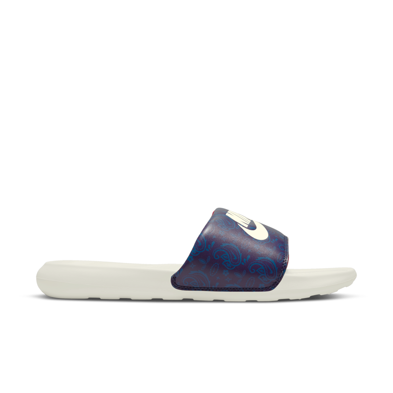 Picture of NIKE VICTORI ONE PRINTED SLIDE 'WHITE BLUE'