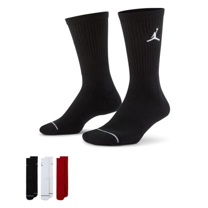 Picture of JORDAN JUMPMAN 3 IN 1 CREW SOCKS