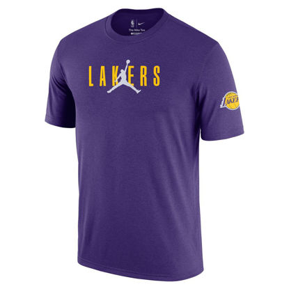 Picture of JORDAN LAKERS COURTSIDE STATEMENT TEE