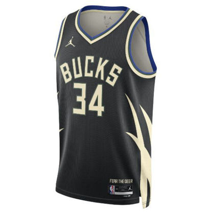 Picture of JORDAN GIANNIS ANTETOKOUNMPO BUCKS STATEMENT EDITION SWINGMAN JERSEY