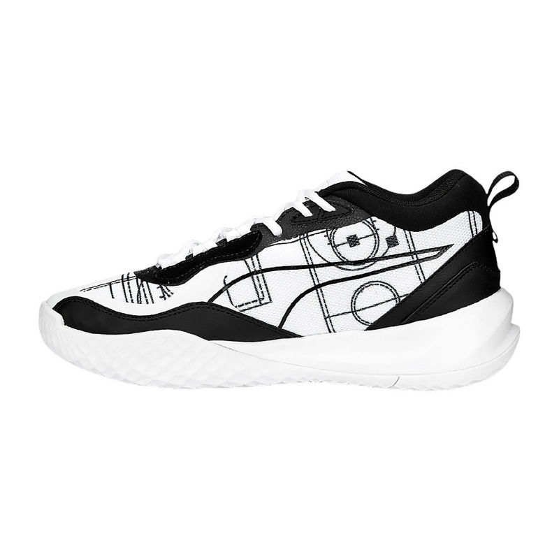 Picture of PUMA PLAYMAKER PRO COURTSIDE 'WHITE BLACK'