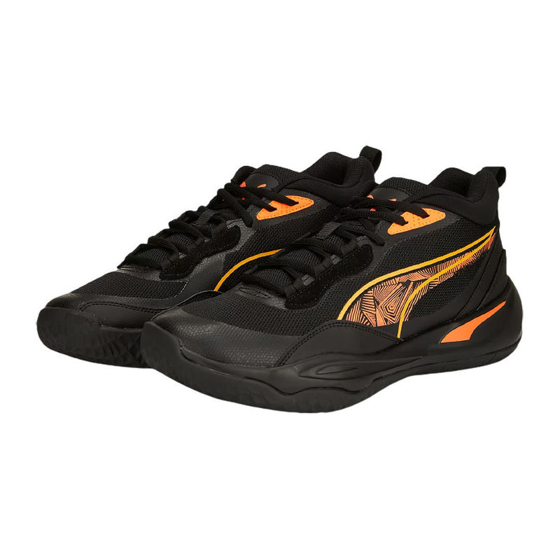 Picture of PUMA PLAYMAKER PRO LASER 'BLACK ULTRA ORANGE'