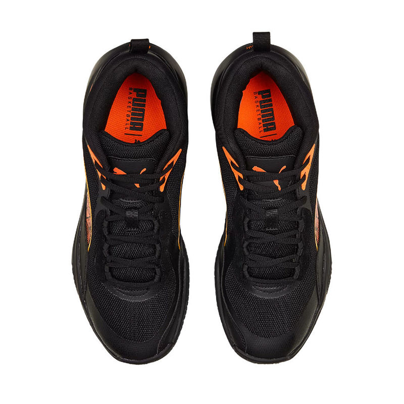 Picture of PUMA PLAYMAKER PRO LASER 'BLACK ULTRA ORANGE'